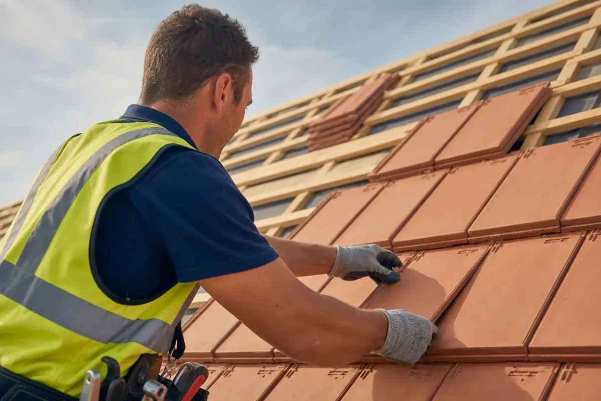 Rénovation complète de toiture en tuiles à Tournefeuille