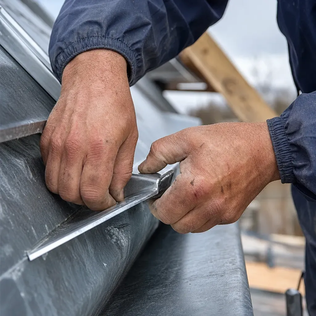 Pose de gouttières en zinc par JD Couverture 31