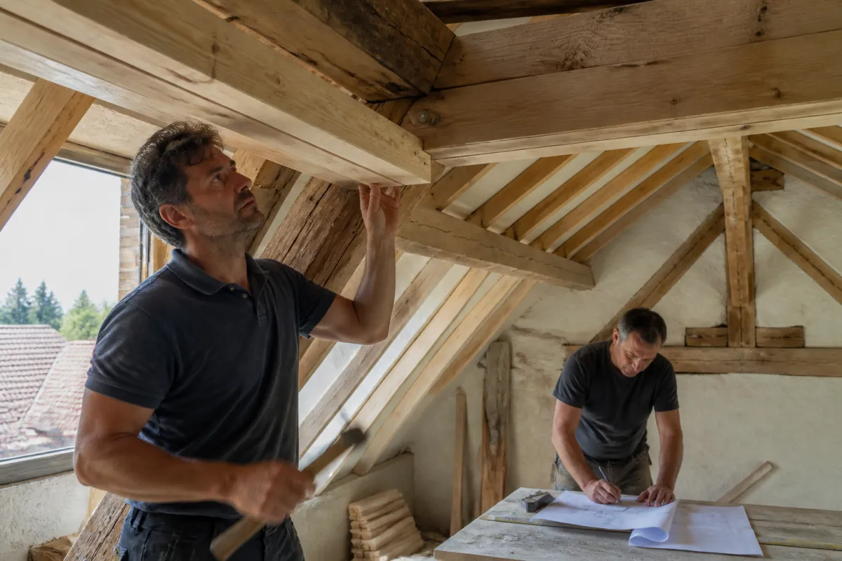 Photo de Rénovation charpente Colomiers
